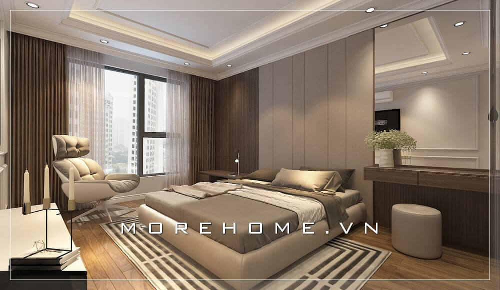 Giường ngủ chung cư hiện đại Giường ngủ chung cư hiện đại
