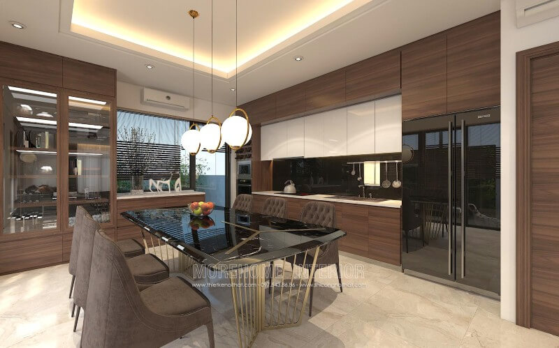 Tủ bếp đẹp với chất liệu gỗ công nghiệp được coi là lựa chọn hàng đầu trong thiết kế đồ nội thất gia đình bởi nó mang lại vẻ đẹp mộc mạc, ấm áp, hiện đại và giá thành hợp lí Tủ bếp gỗ công nghiệp và tủ bếp acrylic