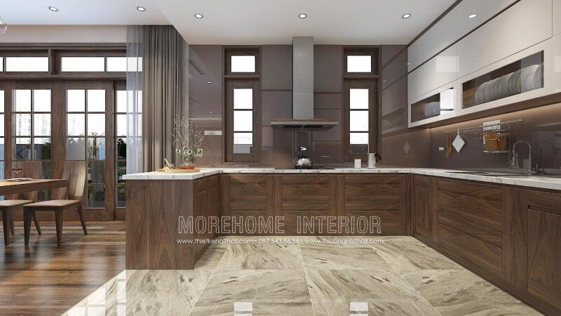 Luôn dẫn đầu mọi xu hướng, mẫu tủ bếp gỗ óc chó sang trọng luôn là sản phẩm đồ gỗ nội thất được mọi khách hàng ưa chuộng và ưa thích nhất Thiết kế tủ bếp đẹp