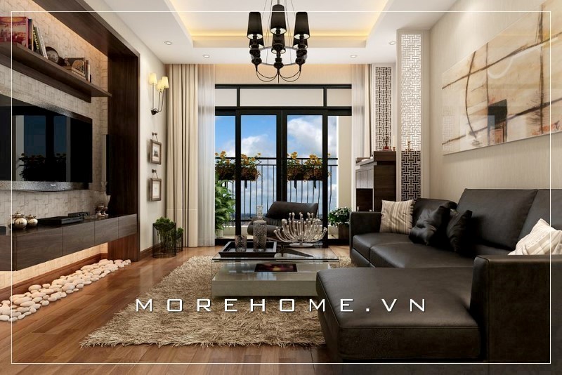Với kiểu dáng thiết kế ấn tượng, chiếc bàn trà trở thành điểm nhấn giúp không gian phòng khách thêm đẹp, sang trọng hơn trong mắt người nhìn.