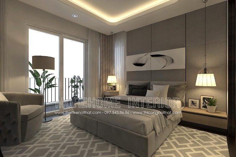 Gợi ý mẫu giường ngủ chung cư hiện đại đầy ấn tượng và sang trọng