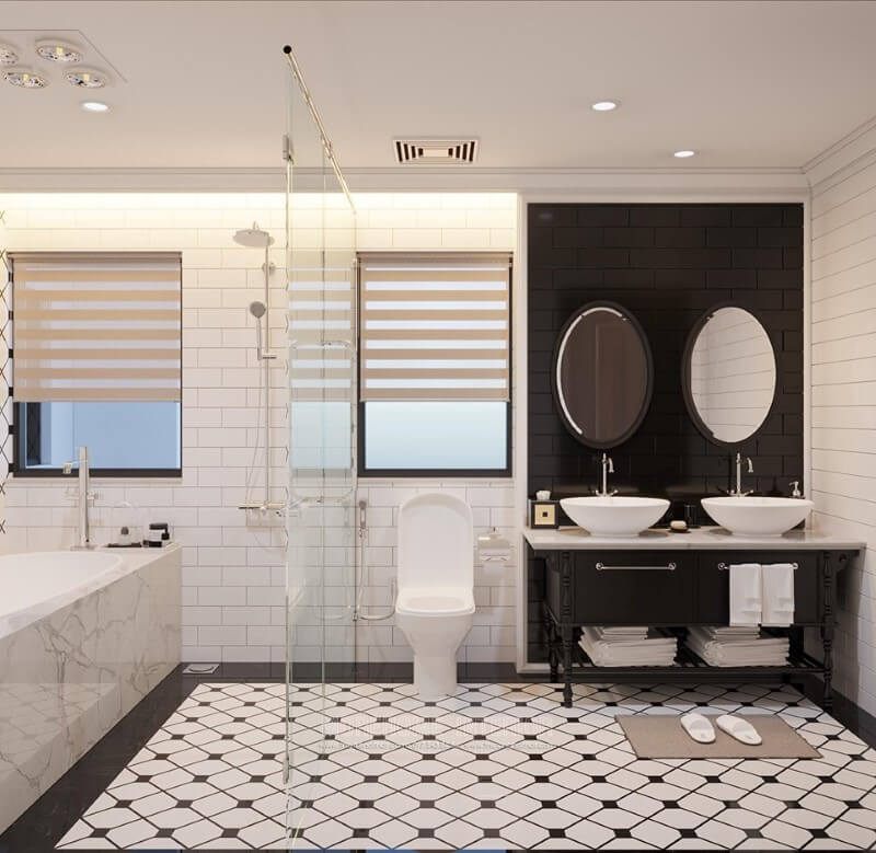 . Mẫu lavabo đẹp tinh tế được làm từ chất liệu đá solid surface, được trang bị công nghệ uốn cong, không có vết nối, giúp người sử dụng cảm thấy thoải mái và dễ chịu khi sử dụng.